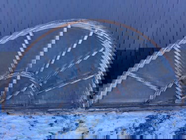 Large Architectural Arched Transom Window