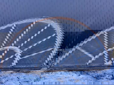 Large Architectural Arched Transom Window