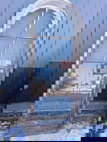 Tall 8-pane Architectural Arched Window