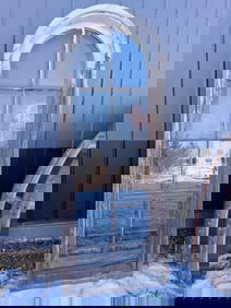 Tall 8-pane Architectural Arched Window