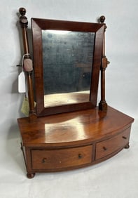 Early Mahogany Shaving Stand w/ mirror