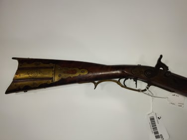 Early SE OH-West. PA? Fullstock Tiger Maple Long Rifle