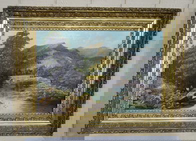 Beautiful Landscape Oil on Canvas Painting