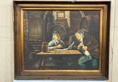 17th Century Reinner Oil on Canvas Painting