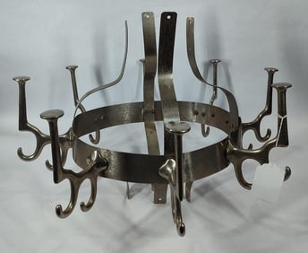 Barbershop Pole Coat Rack