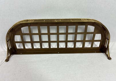 Antique Brass Railroad Pullman 17in Car Shelf