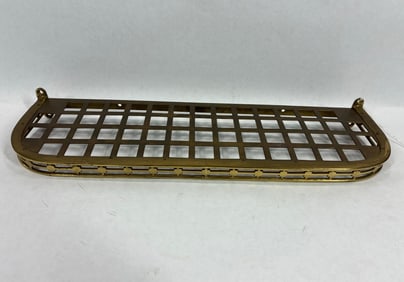 Antique Brass Railroad Pullman 16in Car Shelf