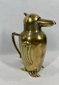 Fabulous 1930s Art Deco Penguin Cocktail Shaker Pitcher