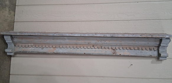 Early painted Shelf/Mantle