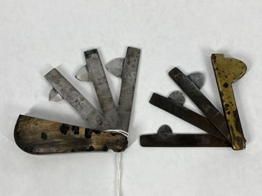 Pair of G. Gregory Civil War Medical Bloodletting Fleams