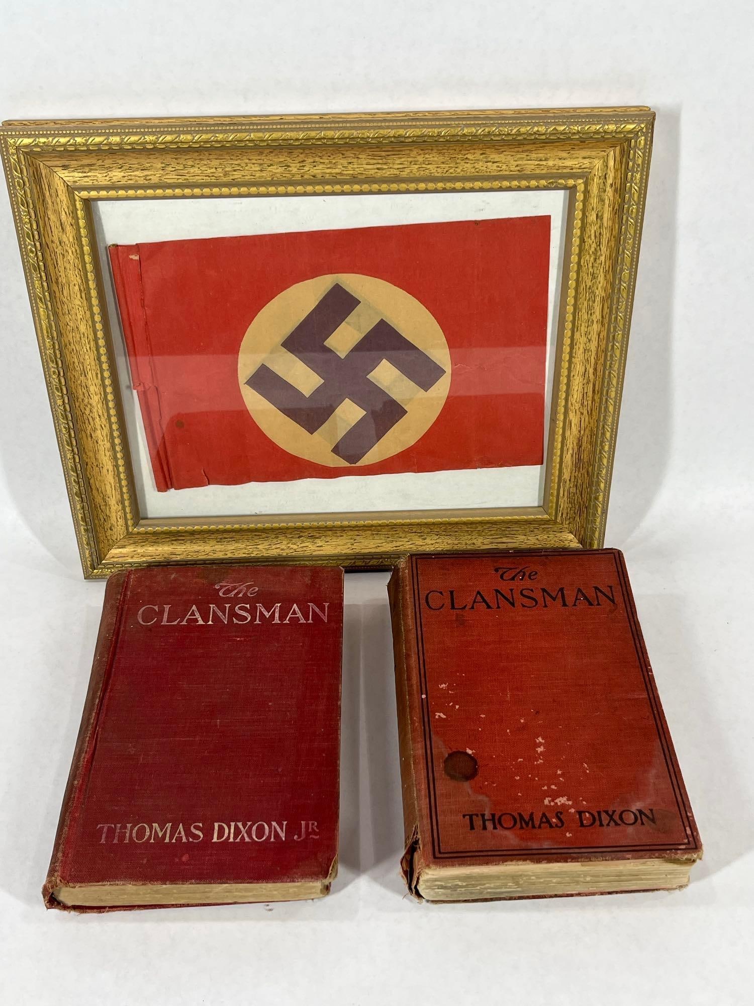 Double Sided German Parade Flag & Clansman Books (1 of 10)