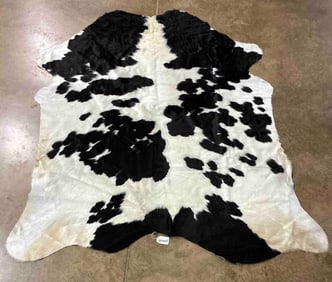 Brazilian Black and White Soft Tanned Cowhide