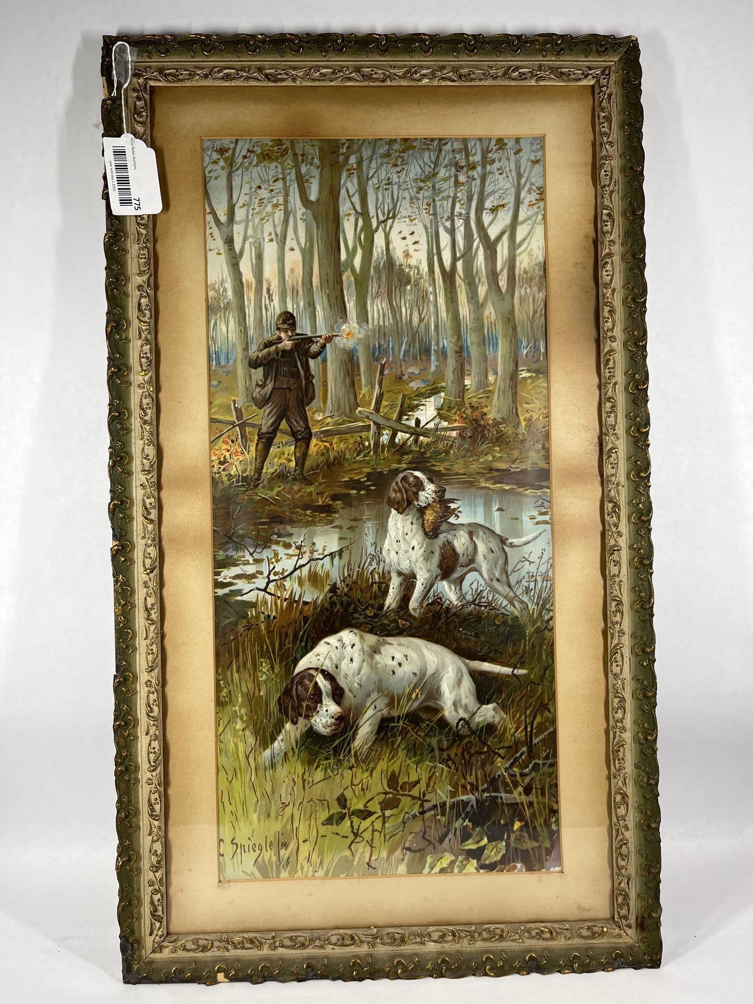 "Bird Hunting" Sporting Print by C. Spiegle (1 of 8)