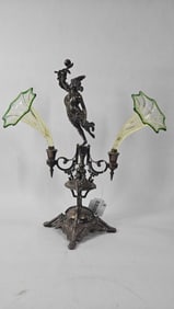 Fancy Art Nouveau Figural Epergne