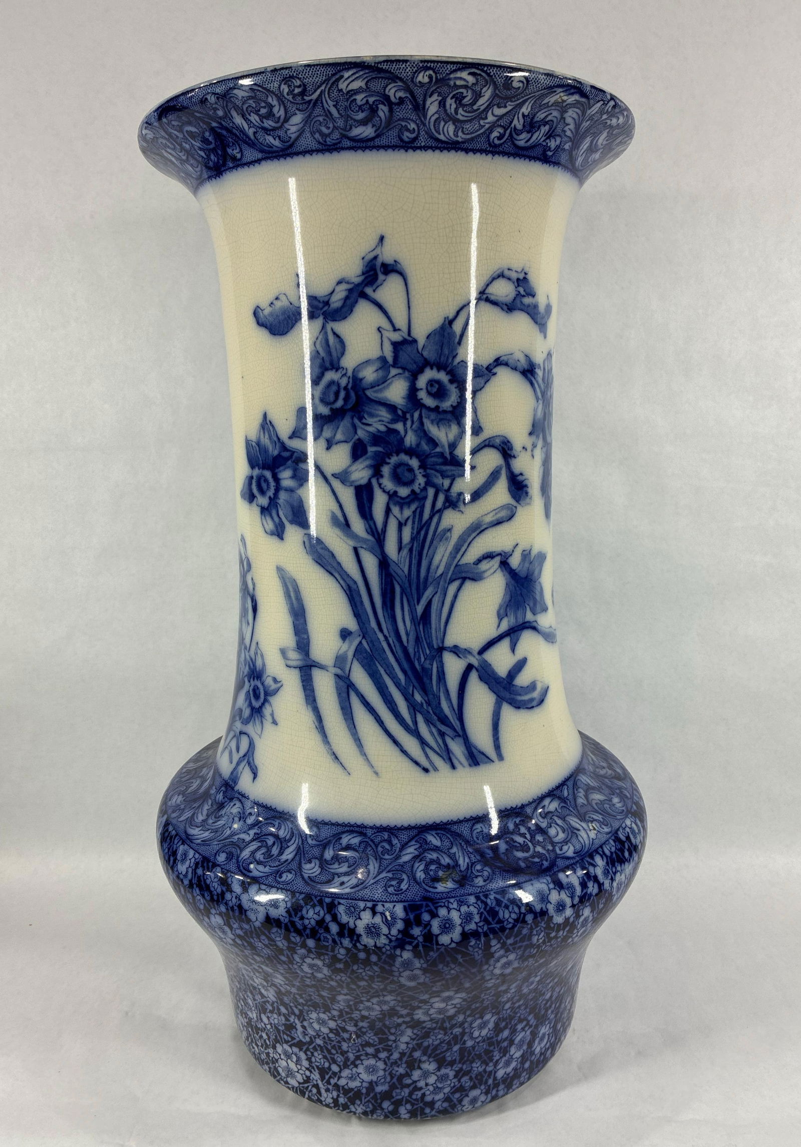 Large Large 24" Doulton Burslem "Daffodil" Umbrella Stand (1 of 11)