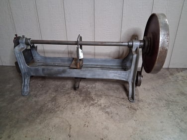 Early Hand Crank Liberty Bread Slicing Machine