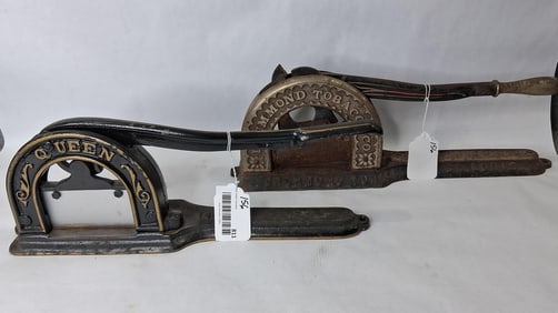 Queen & Drummond Tobacco Cutters