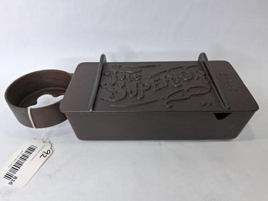 The Superior Cast Iron Farm Implement Toolbox w/Oil Can Holder