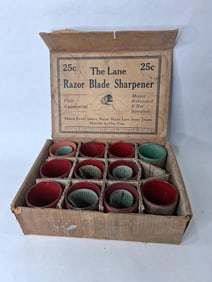Case of NOS The Lane Razor Blade Sharpeners
