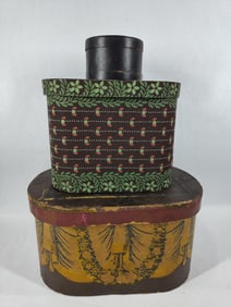 3- Wallpaper covered boxes