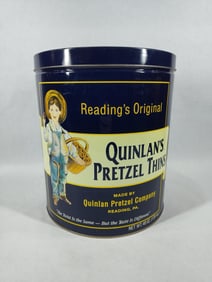 Quinlan's Pretzel tin