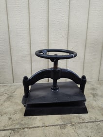 Cast iron book press