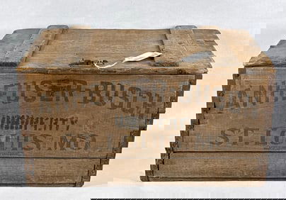 1918 Anheuser-Busch St. Louis, MO shipping box