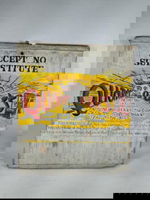 Quaker Oats "Accept No Substitute" hand painted sign