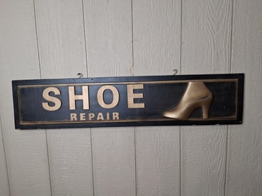 Shoe Repair wooden sign