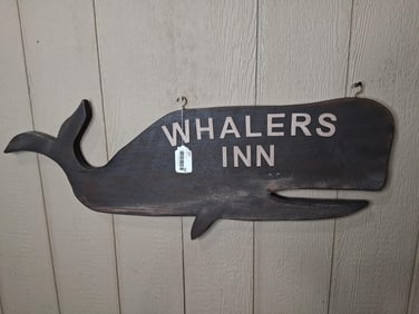 Wooden Whalers Inn Trade Sign