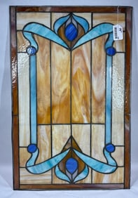 Stained glass panel