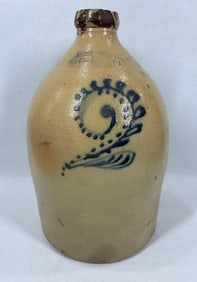 Haxtun Ottman & Co. decorated 2gal jug
