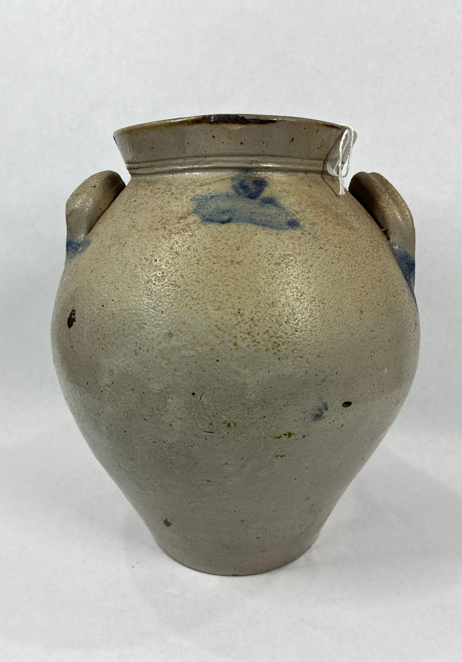 Decorated 3-gal ovoid stoneware jar (1 of 12)