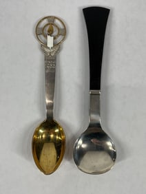 2 Collectible Sterling Spoons