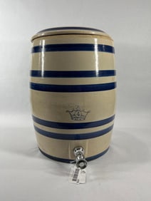 4 Gallon Striped Water Crock