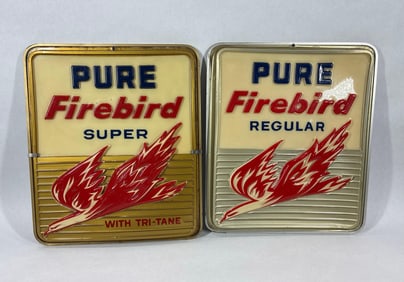 Pure Firebird Super & Regular station signs