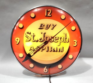 Buy St. Joseph Aspirin Pam clock