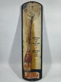 Pepsi-Cola metal thermometer