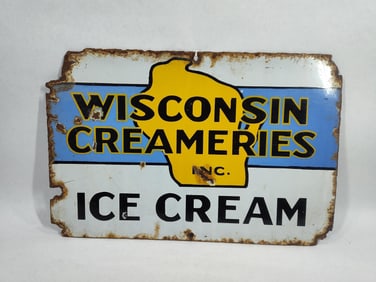 SSP Wisconsin Creameries Inc. Ice Cream sign