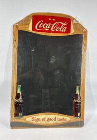 1959 Coca-Cola cardboard litho menu sign