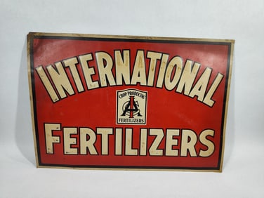 SST International Fertilizers embossed sign