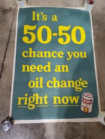 Shell X-100 paper poster