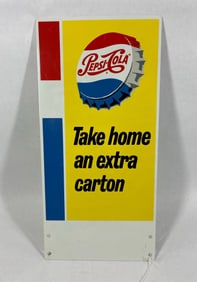 DST Pepsi-Cola shelf topper sign