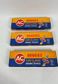 New Old Stock AC Spark plugs in original boxes