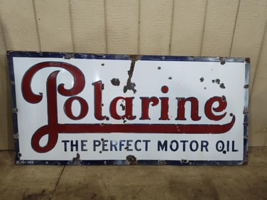 SSP Polarine The Perfect Motor Oil sign