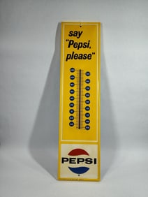 say "Pepsi, please metal thermometer