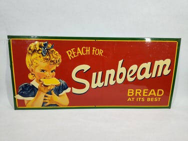 SST Sunbeam Bread embossed sign