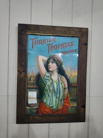 Turkish Trophies Cigarettes cardboard poster