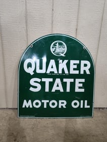 DST Quaker State Tombstone sign