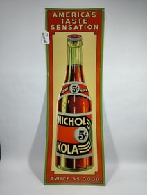 SST Nichol Kola 5cent embossed sign